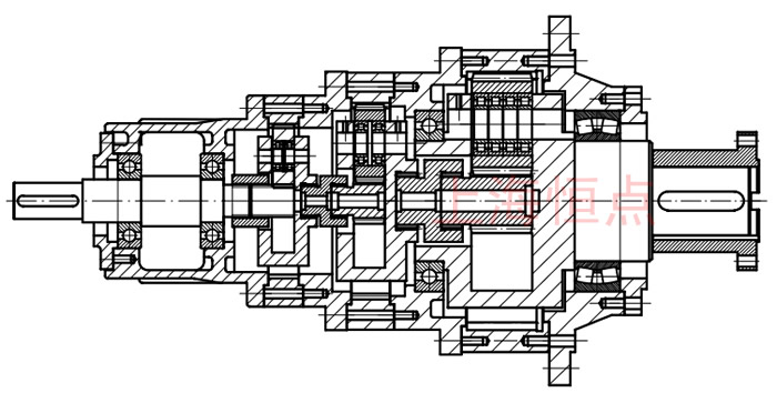 N,标準型輸入-P行星減速機