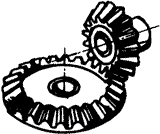 齒輪基本術語錐齒輪、準雙曲面齒輪及其齒輪副