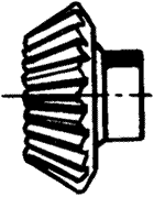 齒輪基本術語錐齒輪、準雙曲面齒輪及其齒輪副