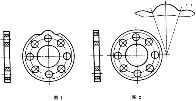 擺線針輪行星傳動 圖示方法
